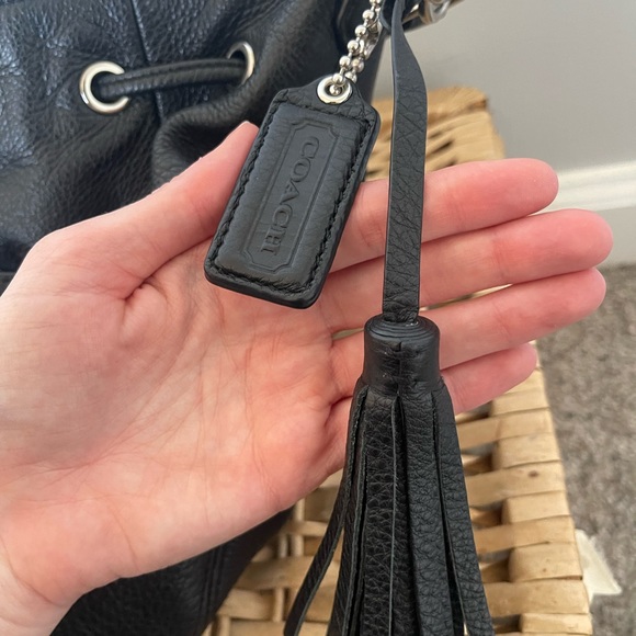 Vintage Black Coach Satchel - Picture 4 of 6